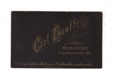 Fotografie Feine Dame - Burgstädt 1880er / CDV L1-29
