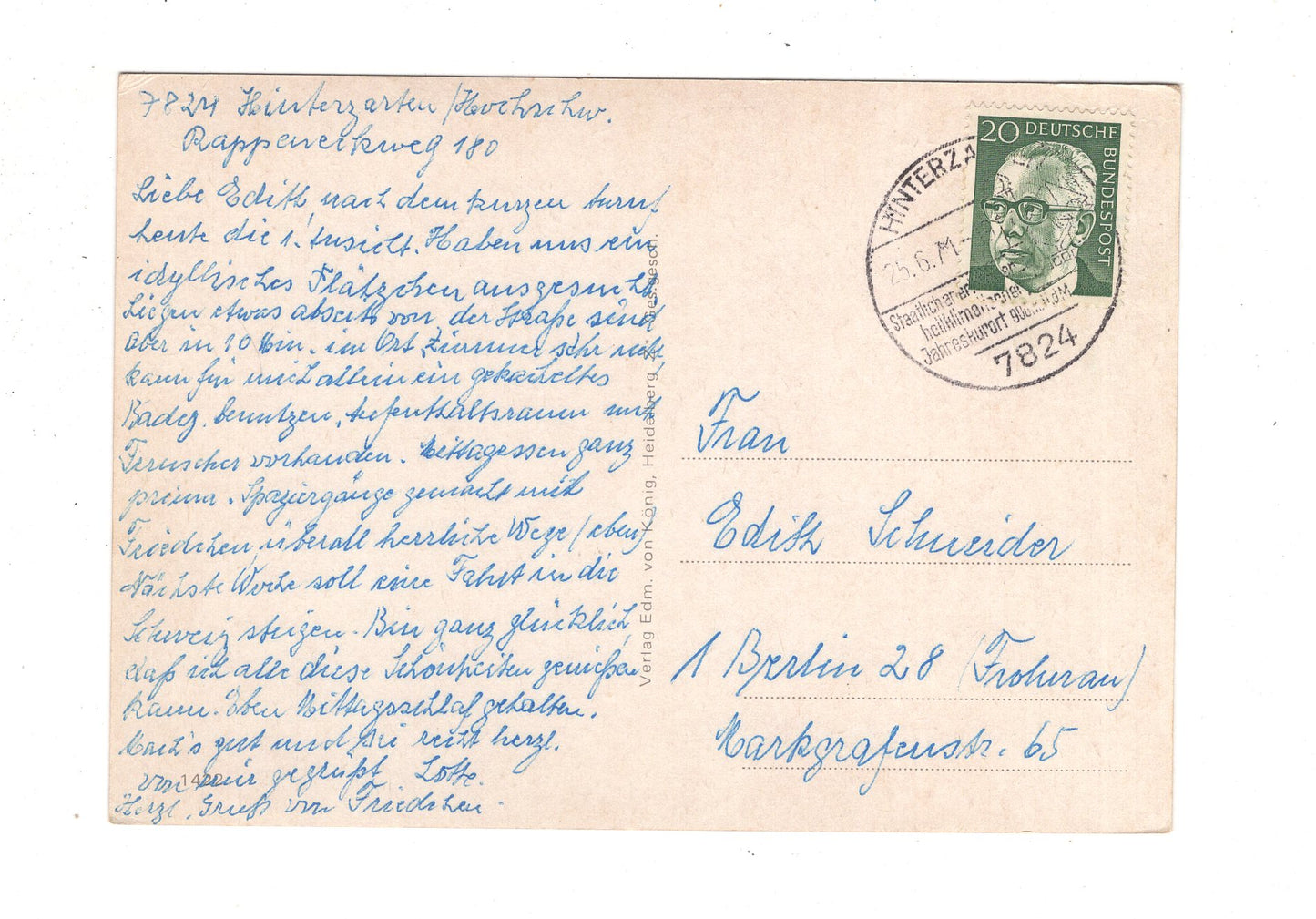 Ansichtskarte Hinterzarten / Hochschwarzwald / Kurhaus +++ / J1-69