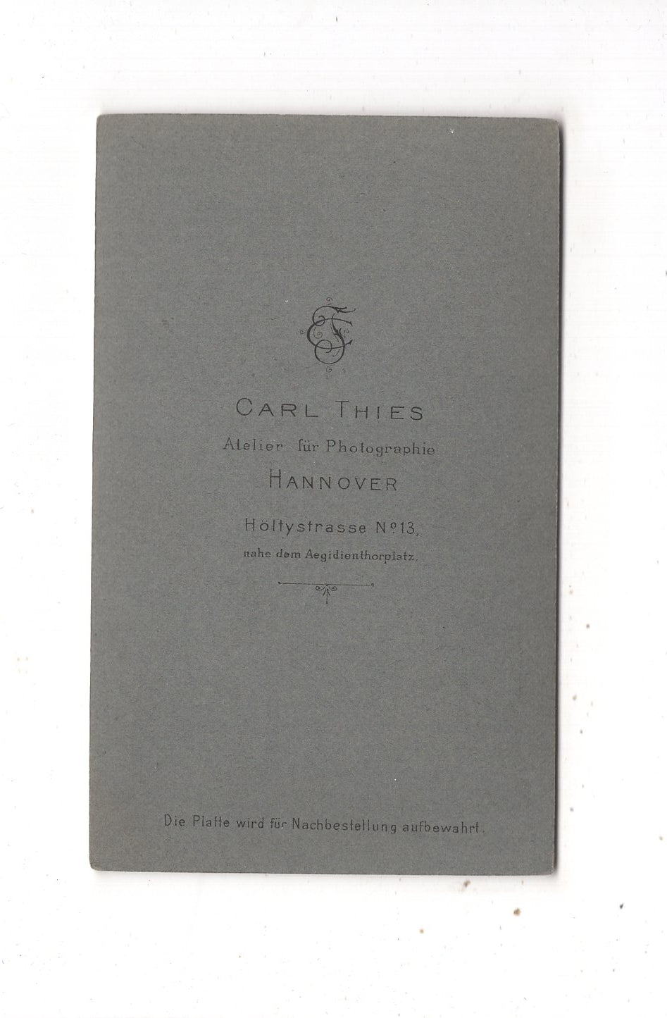 Fotografie Damenportrait - Hannover um 1900