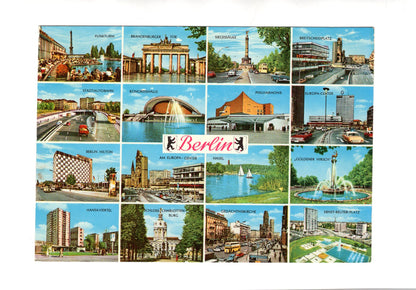 Ansichtskarte Berlin / Funkturm / Goldener Hirsch +++