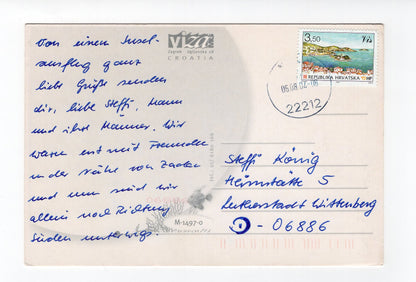 Ansichtskarte Insel Pag / Kroatien