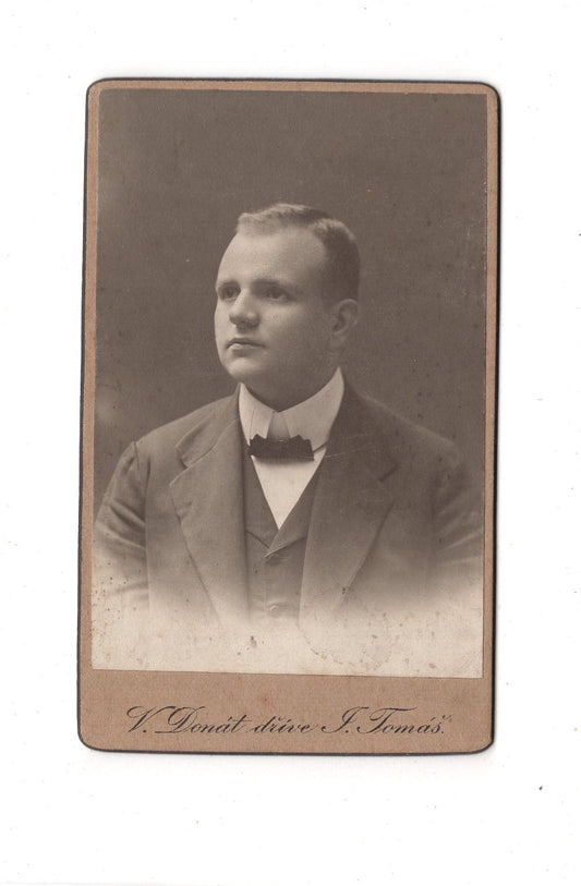 Fotografie Herrenportrait - Praha Prag 1900er / CDV C1-26