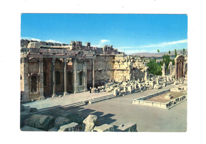 Ansichtskarte Baalbek / The Exedra / Libanon