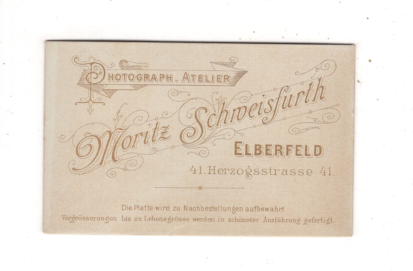 Fotografie Feine Dame - Elberfeld 1880er