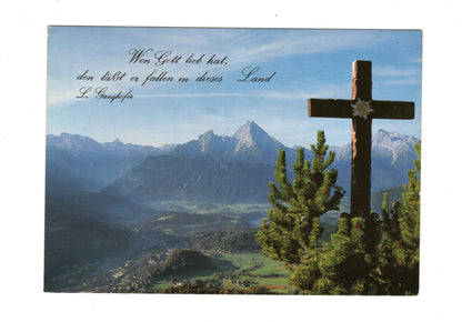 Ansichtskarte Blick von der Kneifelspitze aud Berchtesgaden +++