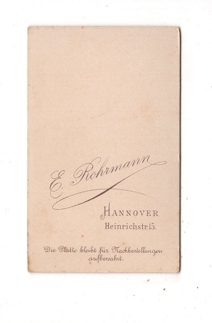 Fotografie Damenportrait - Hannover 1890er