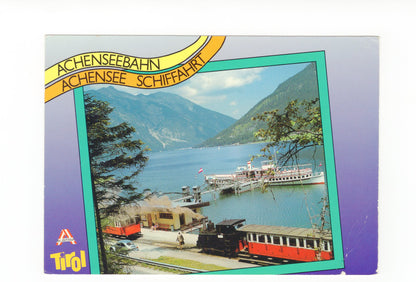 Ansichtskarte Achenseebahn / Achensee Schifffahrt / Tirol / Österreich
