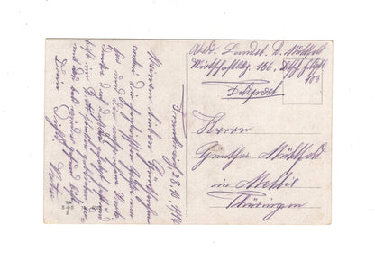 Ansichtskarte / Feldpost / Patriotische Karte - Frankreich 1917