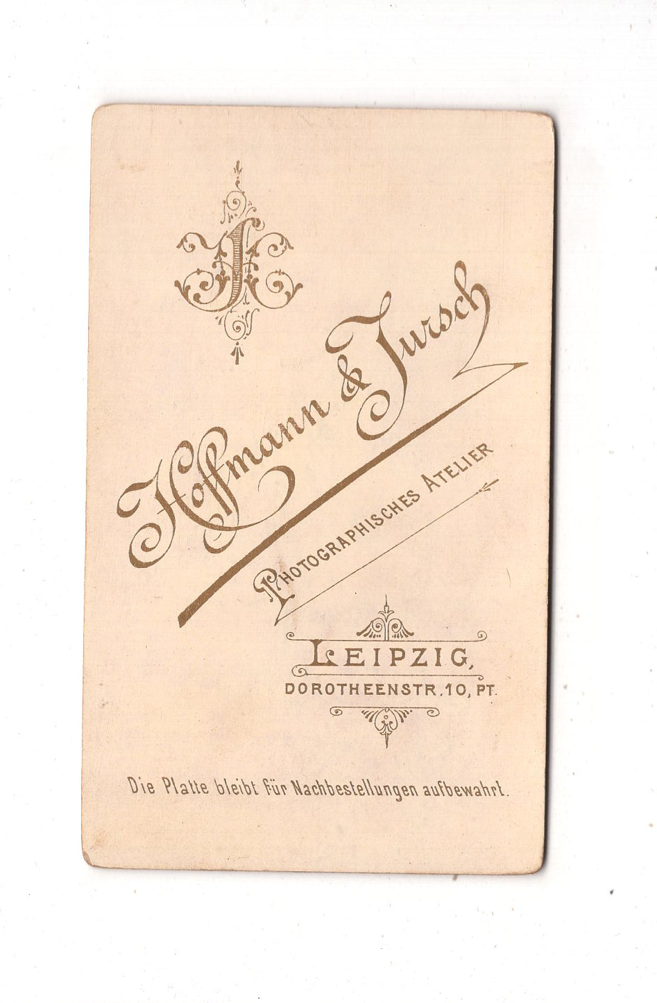 Fotografie Feine Dame - Leipzig 1880er / CDV L1-29