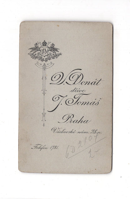 Fotografie Herrenportrait - Praha Prag 1900er / CDV C1-26