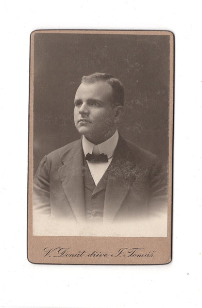 Fotografie Herrenportrait - Praha Prag 1900er / CDV C1-26