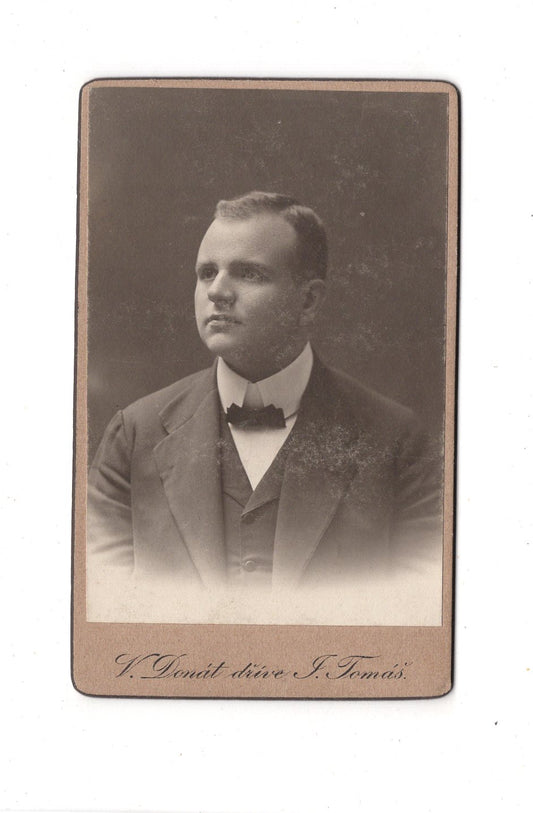 Fotografie Herrenportrait - Praha Prag 1900er / CDV C1-26