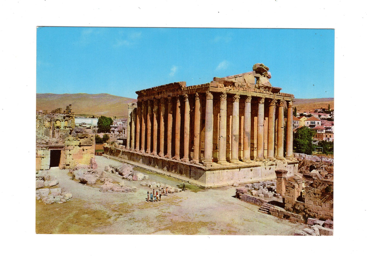 Ansichtskarte Baalbek / The Temple of Bacchus / Libanon