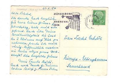 Ansichtskarte Düsseldorf / Blick auf das alte Rathaus / J1-53