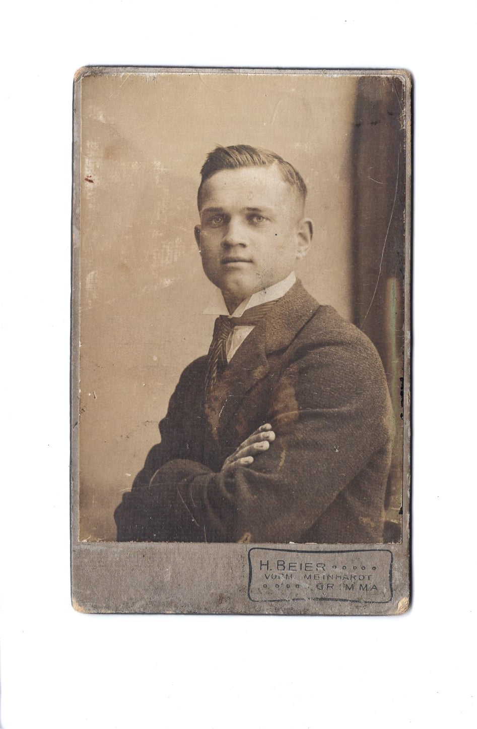 Fotografie Herrenportrait - Grimma 1910er