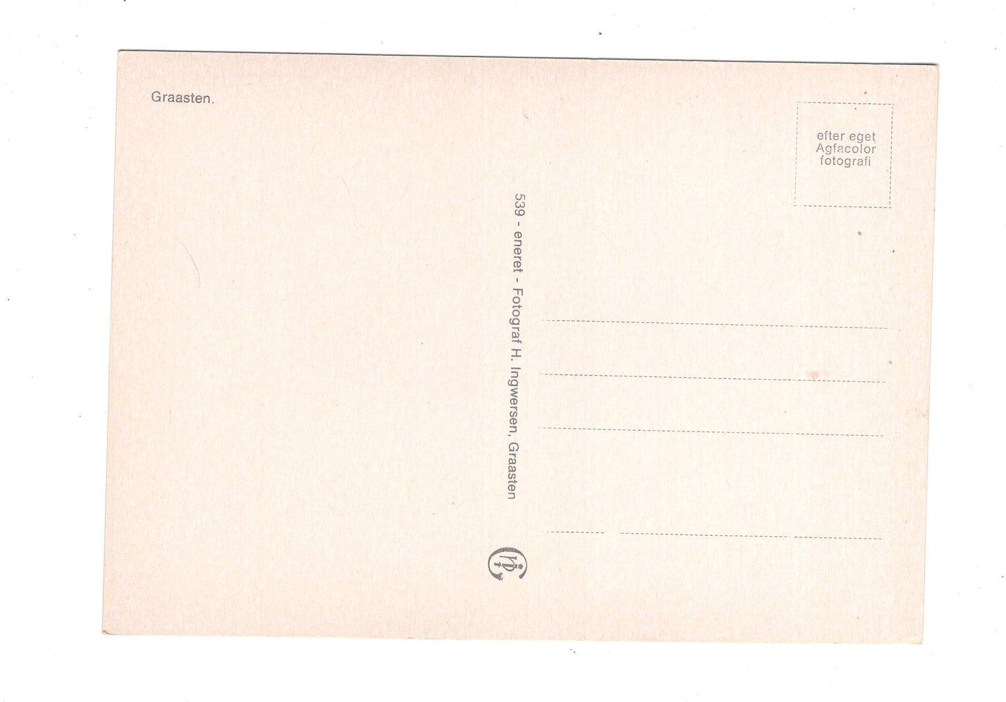 Ansichtskarte Graasten / Schloss Gravenstein / Dänemark