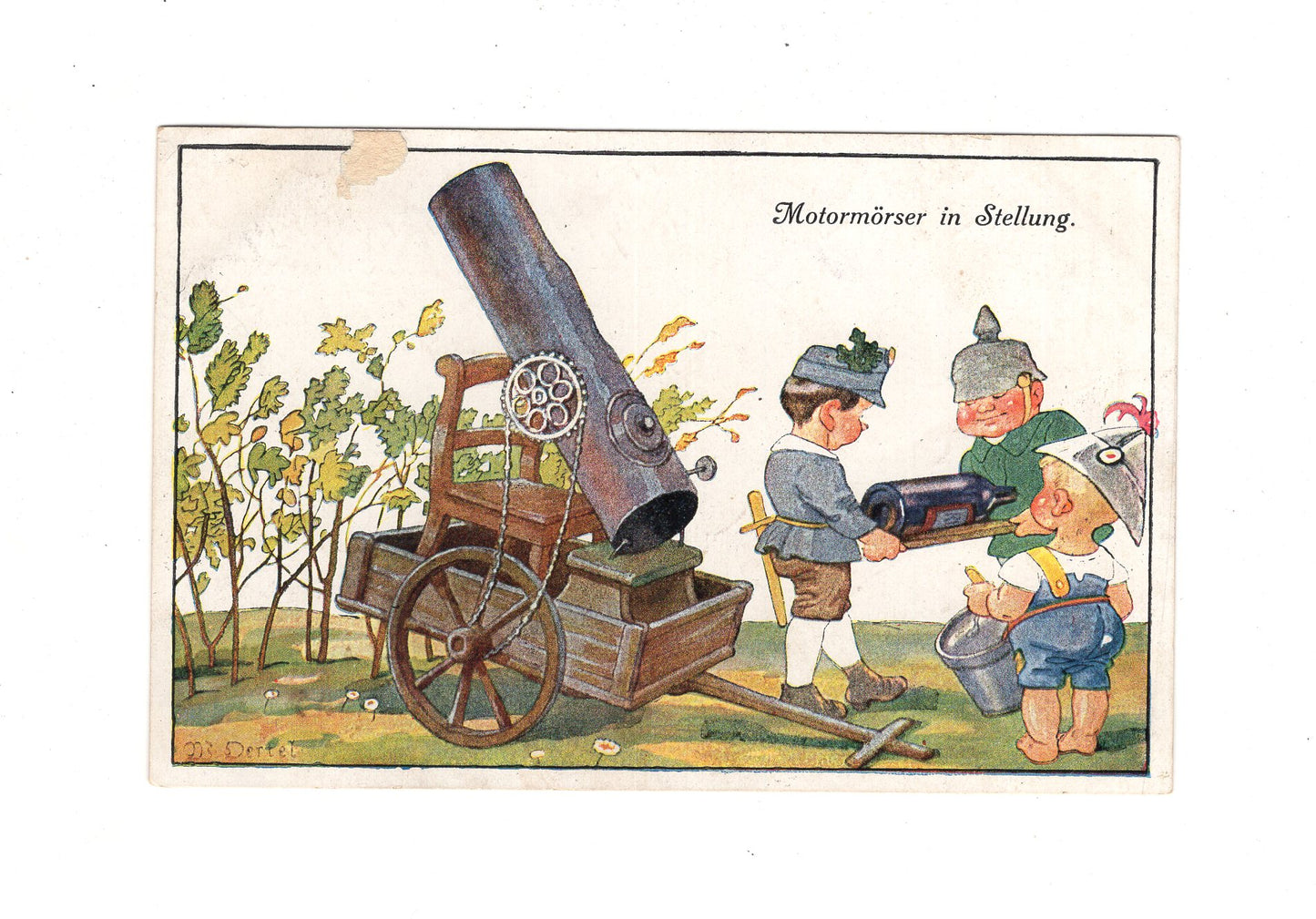 Ansichtskarte / Feldpost / Patriotische Karte - 1918