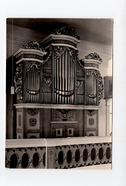 Ansichtskarte Großhartmannsdorf / Kirche / Silbermannorgel