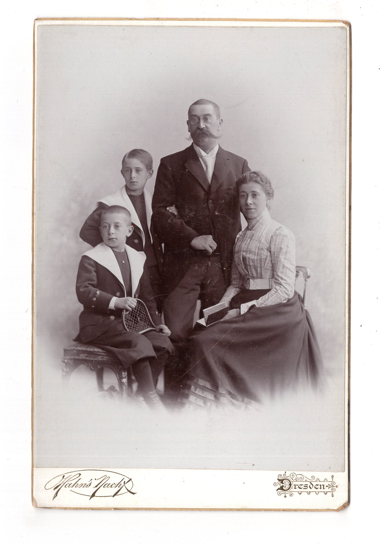 Fotografie Schönes Familienbild - Dresden 1900