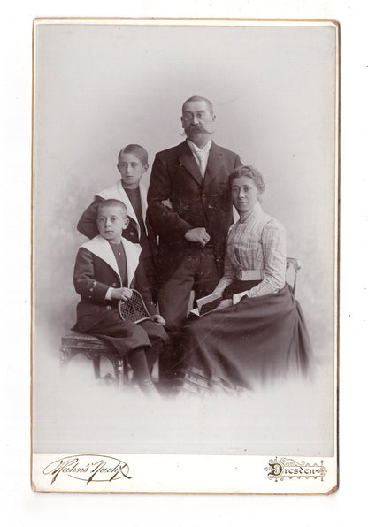 Fotografie Schönes Familienbild - Dresden 1900
