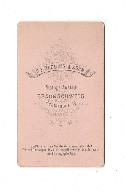 Fotografie Damenportrait - Braunschweig um 1880
