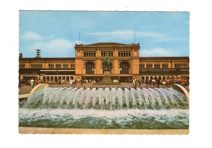Ansichtskarte Hannover / Hauptbahnhof mit Ernst-August-Platz / G1-62