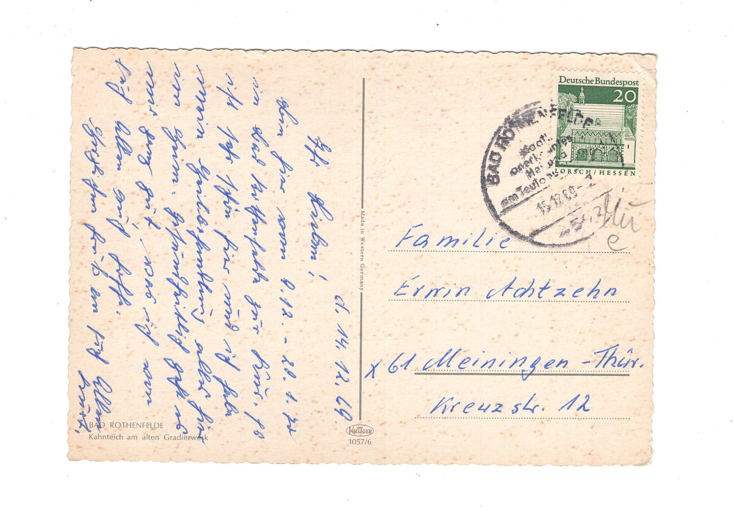 Ansichtskarte Bad Rothenfelde / Kahnteich am alten Gradierwerk