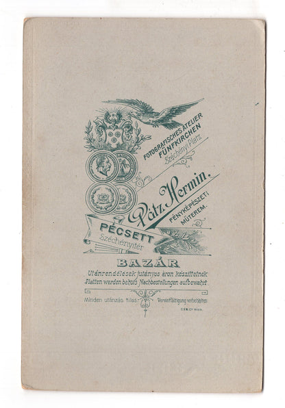 Fotografie Feine Dame - Pecs / Ungarn um 1910 / CAB W-30