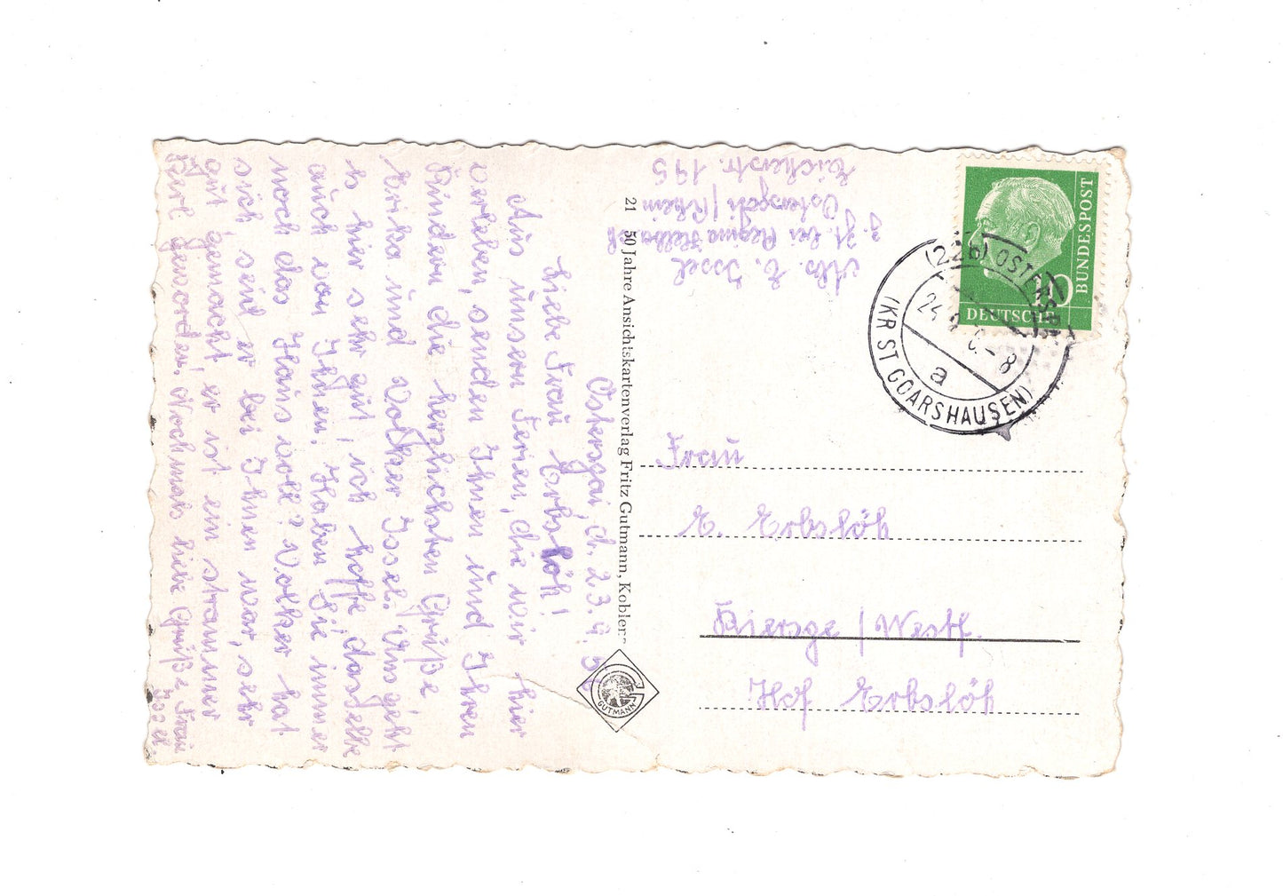 Ansichtskarte Rhein / Deutsches Eck / Rheindampfer +++