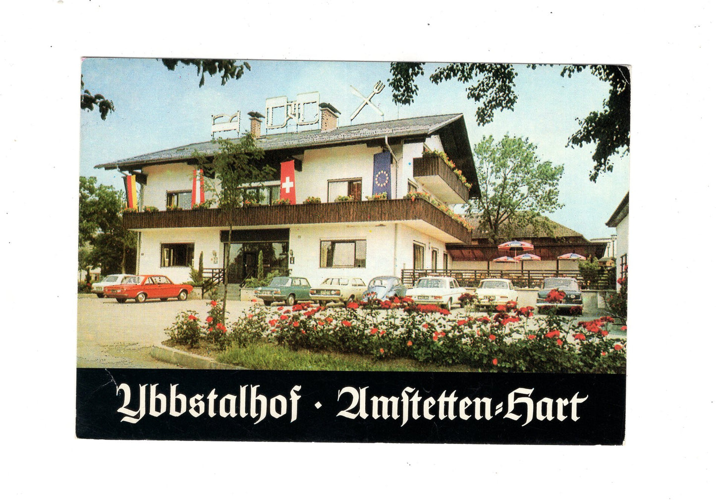 Ansichtskarte Gasthaus Ybbstalhof / Amstetten-Hart / Österreich