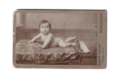 Fotografie Schönes Kinderbild / Baby - Markranstädt 1900er