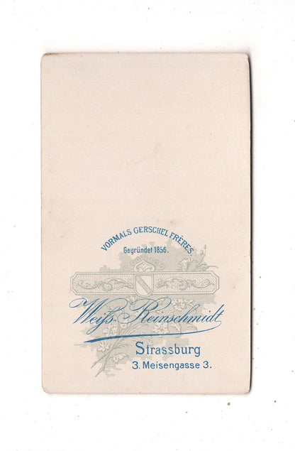 Fotografie Niedliches kleines Kind - Straßburg 1890er