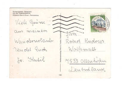 Ansichtskarte Schlerngebiet / Seiseralm / Italien
