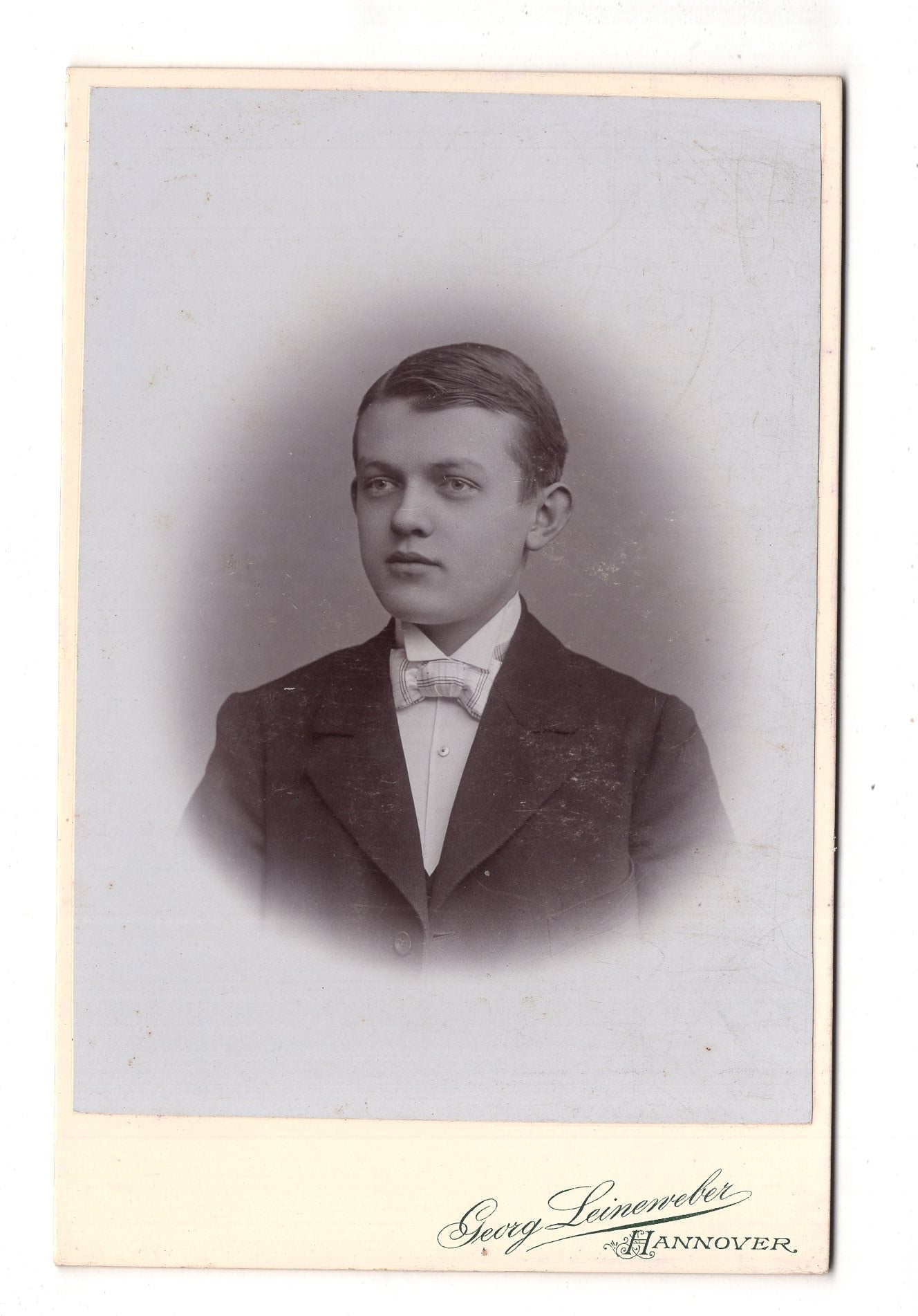 Fotografie Feiner Junge - Hannover 1890er / CAB U-28