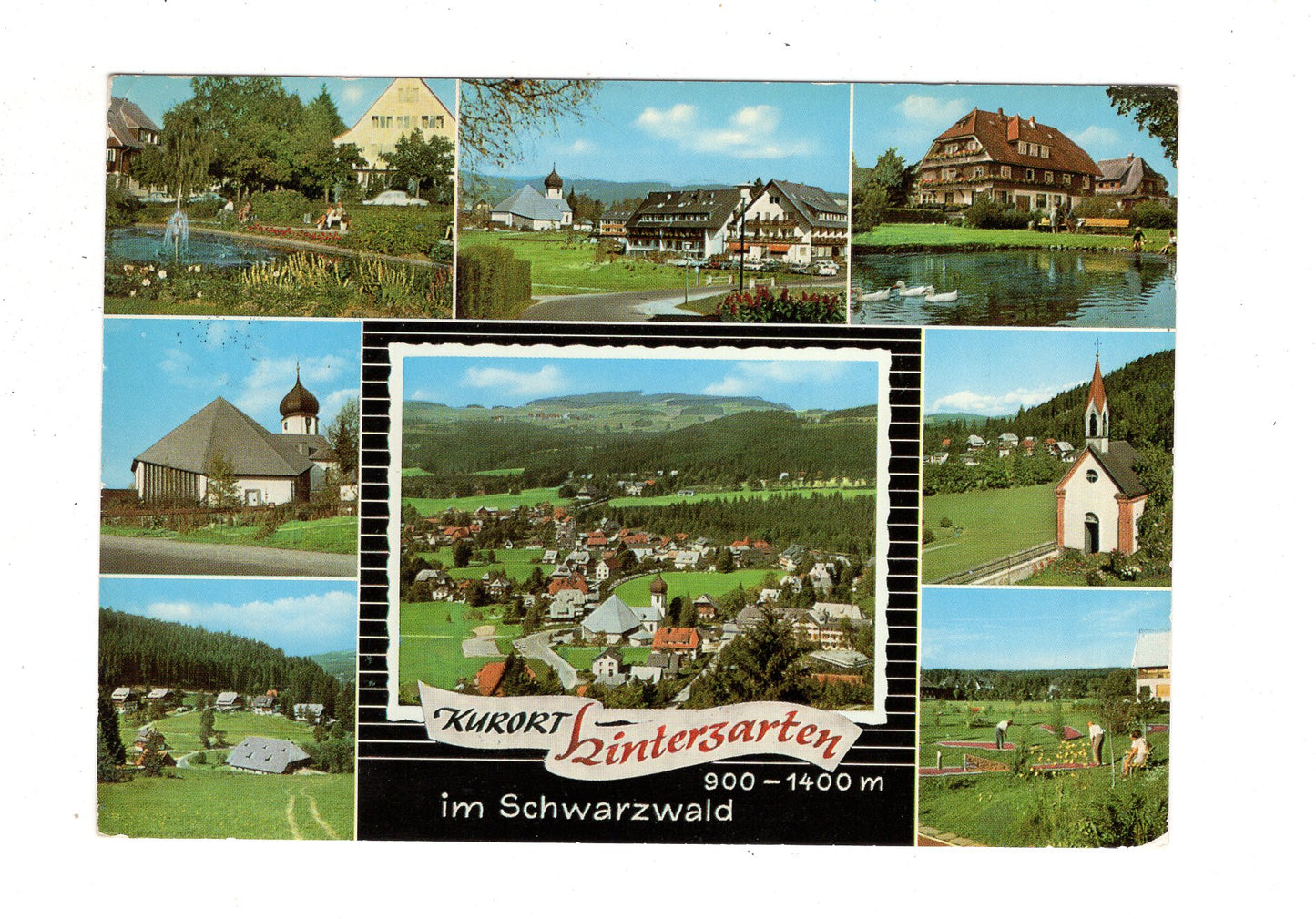 Ansichtskarte Hinterzarten im Schwarzwald / J1-70