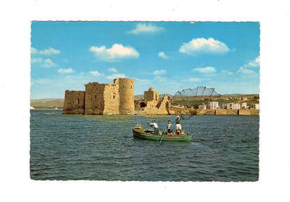 Ansichtskarte Sidon / Das Kreuzfahrer-Schloss / Libanon