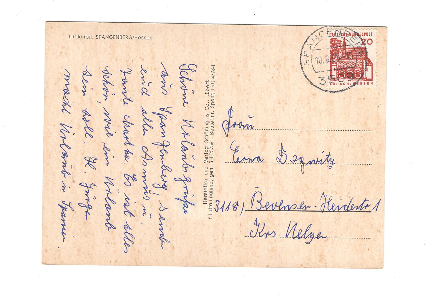 Ansichtskarte Spangenberg / Hessen