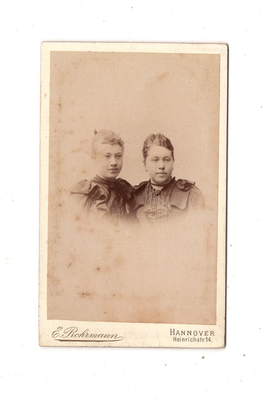 Fotografie Damenportrait - Hannover um 1890