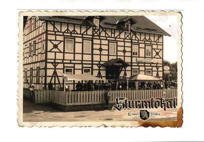 Ansichtskarte Sturmlokal Kloster Veßra / Goldener Löwe