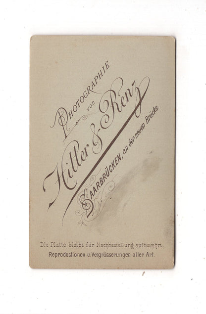 Fotografie Niedliche kleine Kinder - Saarbrücken 1880er / CDV M1-11