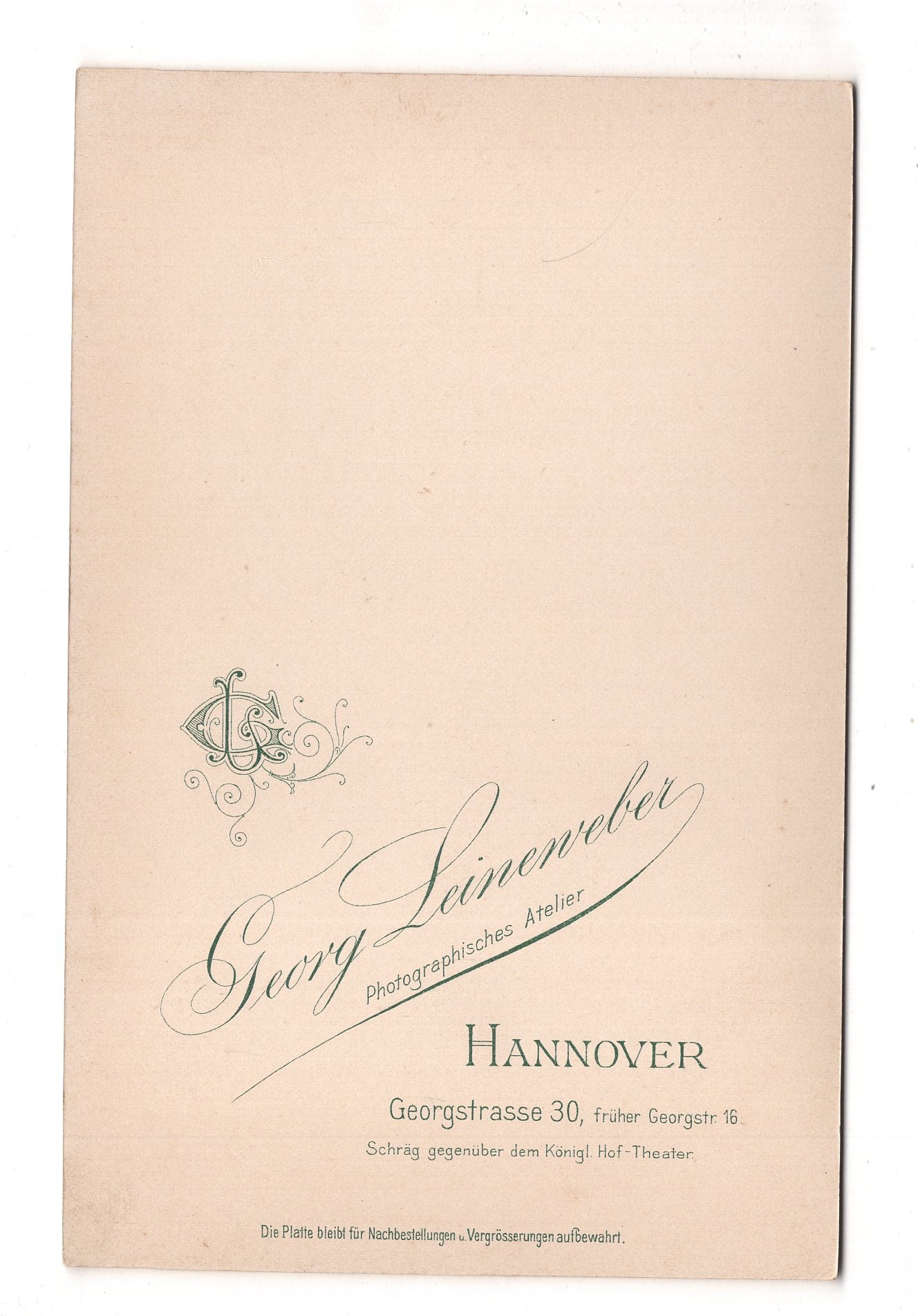 Fotografie Feiner Junge - Hannover 1890er / CAB U-28