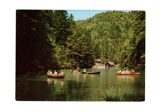 Ansichtskarte Am Schwarzen See bei Sateins / Vorarlberg / Österreich
