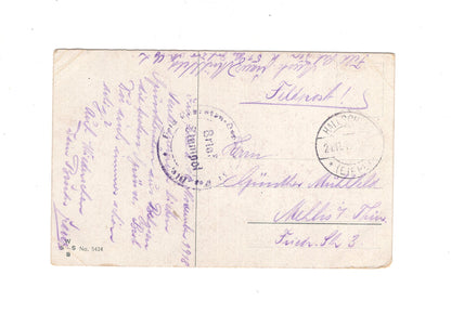 Ansichtskarte / Feldpost / Patriotische Karte - 1918