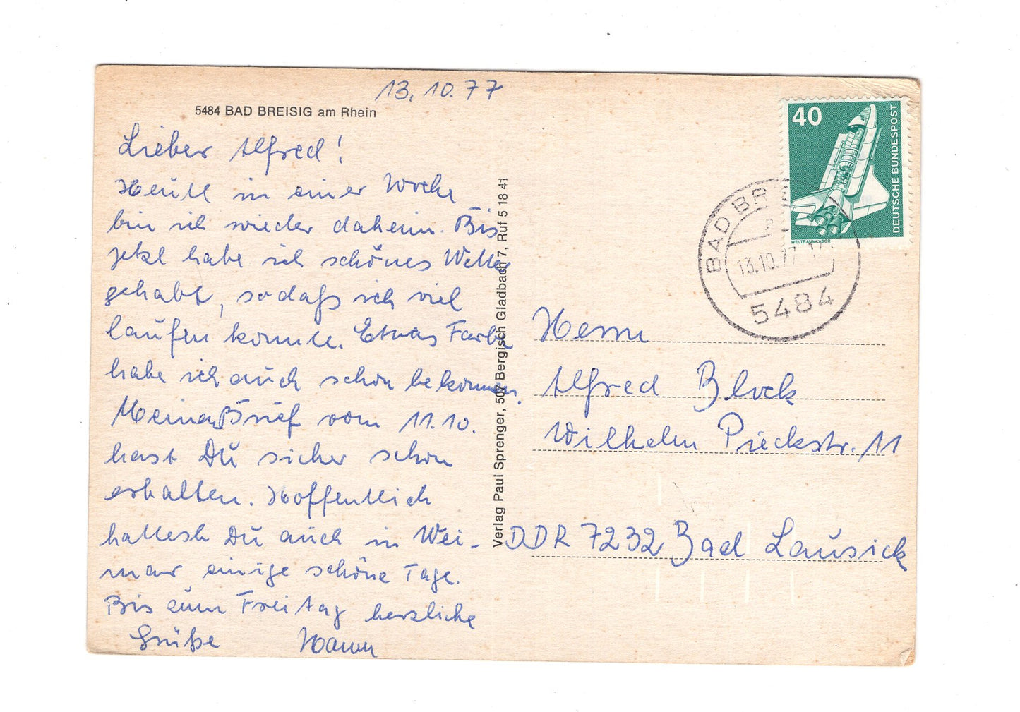 Ansichtskarte Bad Breisig am Rhein