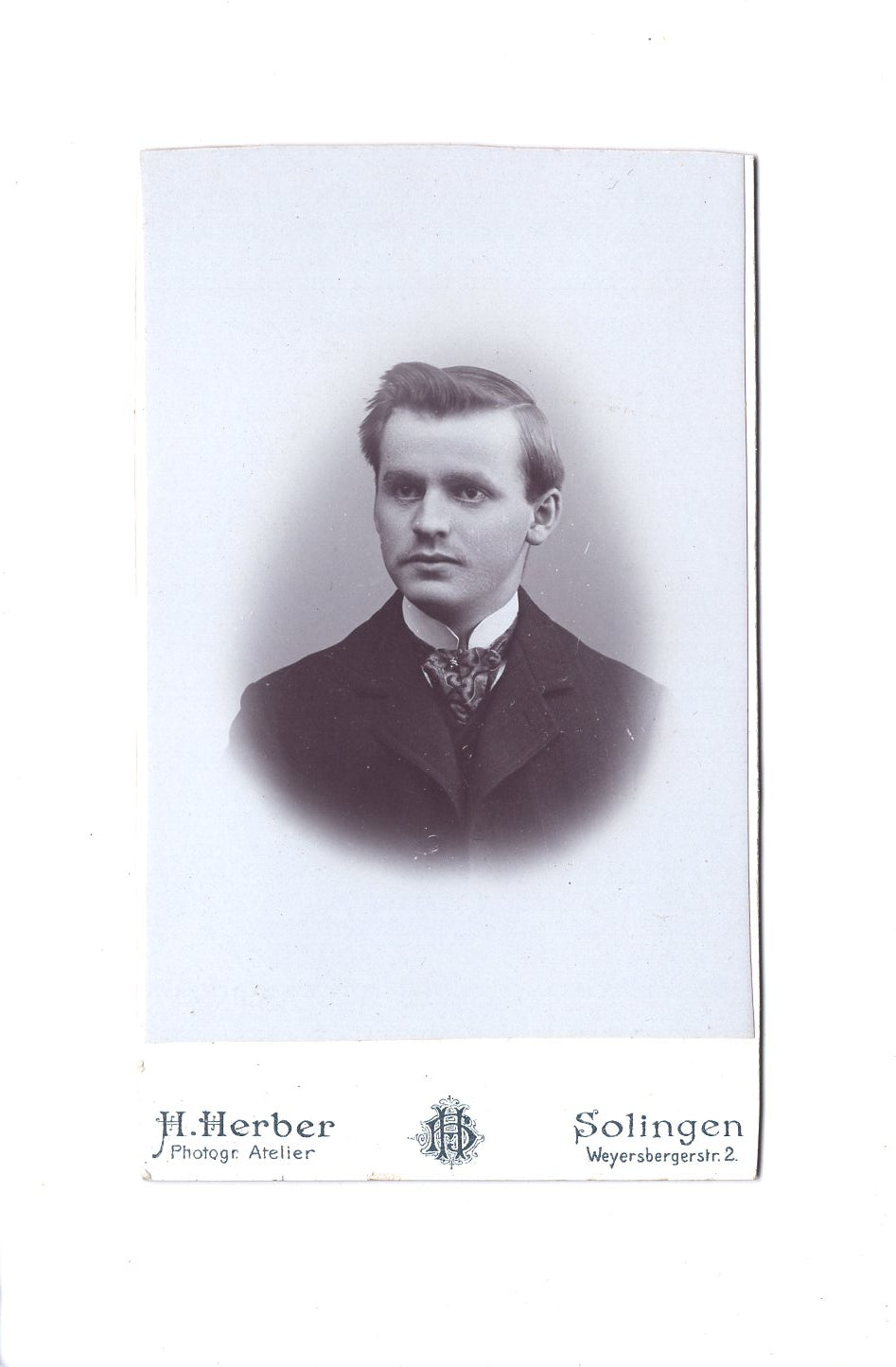 Fotografie Herrenportrait - Solingen 1890er