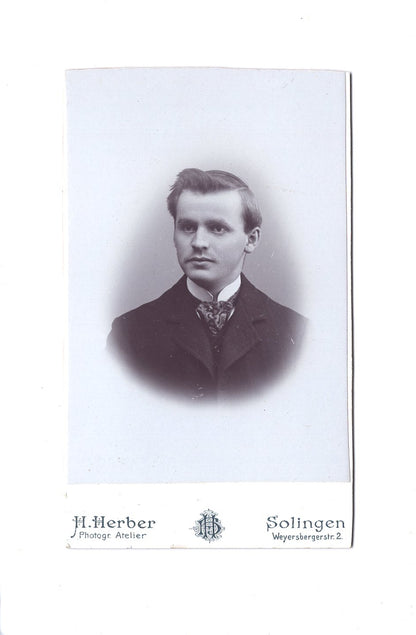 Fotografie Herrenportrait - Solingen 1890er