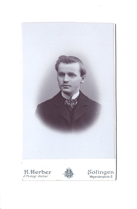 Fotografie Herrenportrait - Solingen 1890er