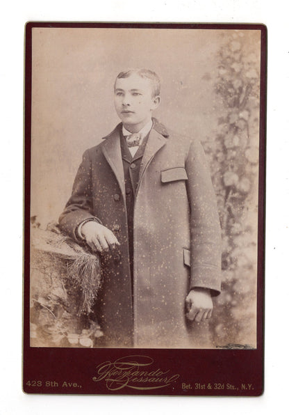 Fotografie Feiner Junge - New York / USA 1880er / CAB U-28