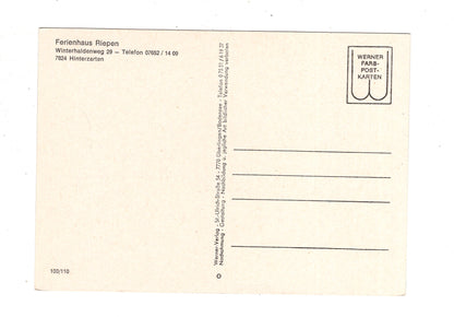 Ansichtskarte Hinterzarten im Schwarzwald / Ferienhaus Riepen / J1-70