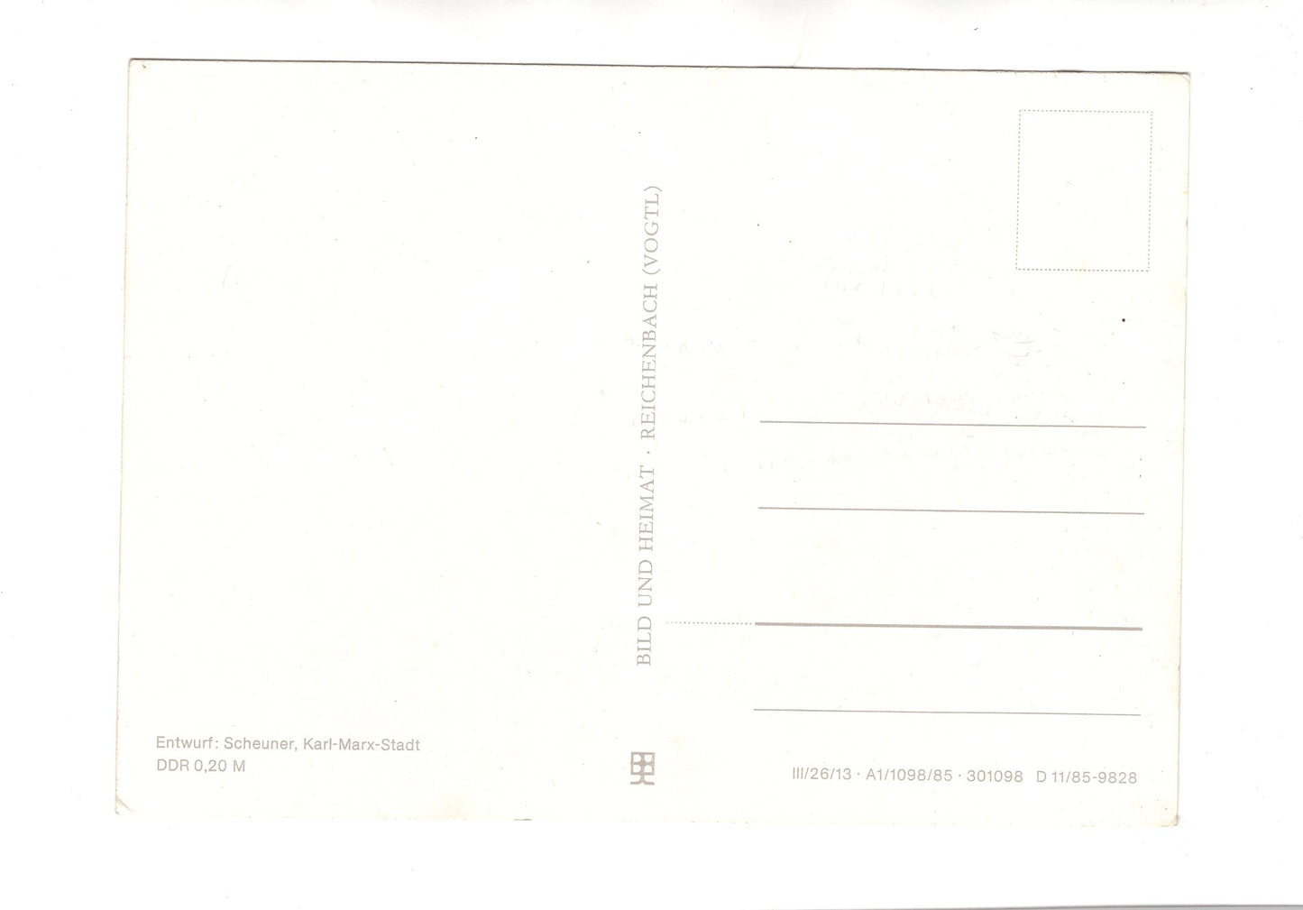 Ansichtskarte Gera / Straßenkarte